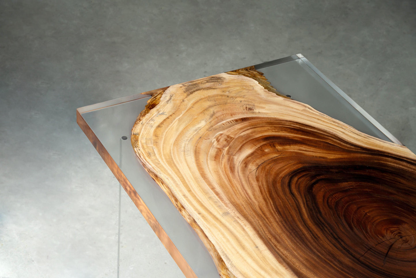 Walnut Wood Epoxy Resin Table